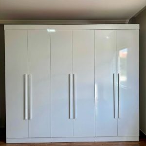 Guarda-Roupa Casal Da Vinci Plus 6 portas 6 Gavetas Branco MDF Larg. 2.75m D Doro