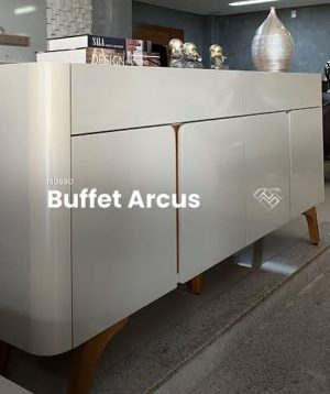 Buffet Arcus Off White/Naturale – MAVAULAR  - MONTAGEM GRATIS