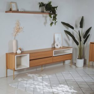 Rack Florença R425 Freijó/Off White – DALLA COSTA