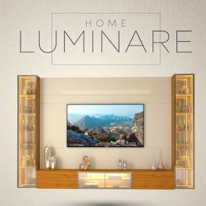 Home Luminare 2.93m6 Vidro Reflecta com DUAS Torres